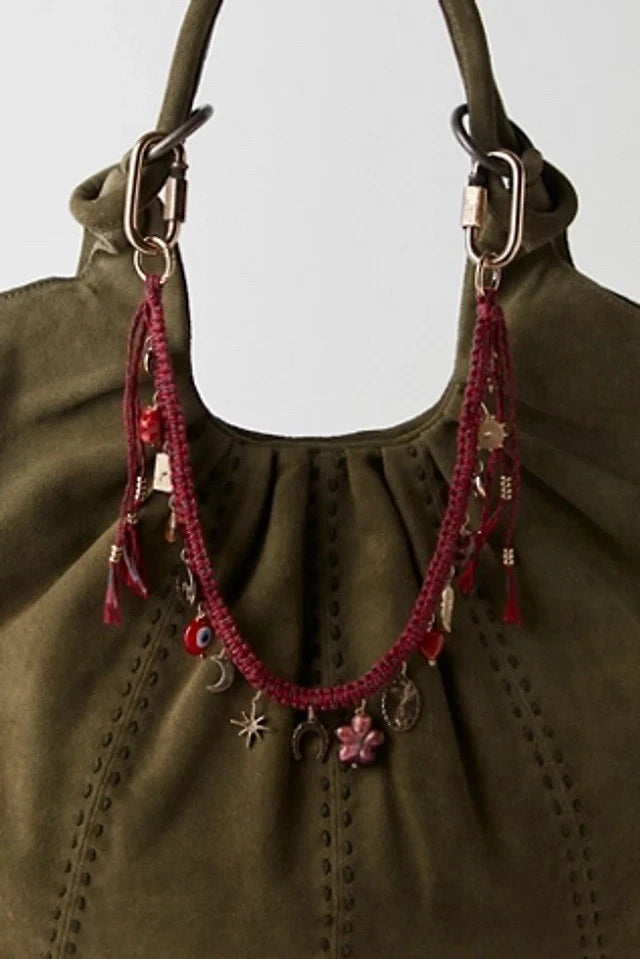 Free People Friendship Swag Charm  In Red NWT $38 Charms