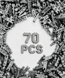 70 Piece Ball Joint Building Blocks Dark Gray End Cup Towball Parts Kit NEW Model