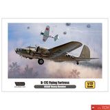 Wolfpack 1/72 B-17C Flying Fortress USAAF Heavy Bomber Premium Model Kit WP17212 Model
