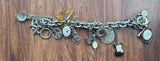 Lucky Brand Hawaiian Theme Charm Bracelet Toggle Closure Jewelry Charms