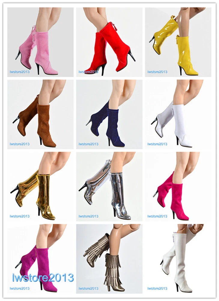 1:6 Hollow Boots Shoes Model For 12" Female PH TBL JO Action Figure Body Toys Model