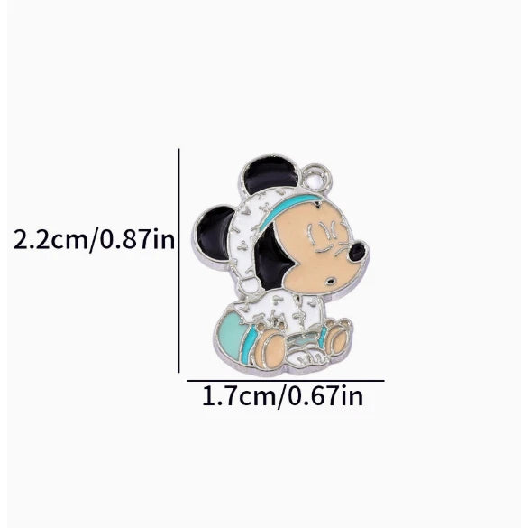 Lot 50 Pcs cartoon  Metal Charms DIY Earring Jewelry Making Pendant Charms
