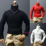 1/6 Knitwear Sweater Turtleneck Jumper Model For 12