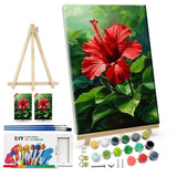 Paint by Numbers kit for Adults with Frame Flowers Paint by Numbers with Ease... Model