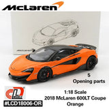 ? 1:18 2018 MCLAREN 600LT COUPE ORANGE LCD MODELS SUPERCAR DIECAST LCD18006-OR ? Model