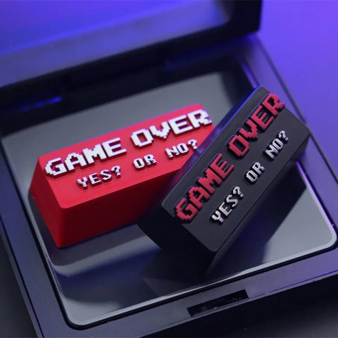 GAMEOVER Enter Keycap Zinc Alloy Key cap For CHERRY MX Mechanical Keyboard Model