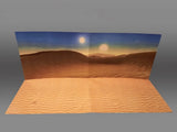 Oversize Dune Sea Backdrop Star Wars TVC Black Series Hasbro Kenner Model