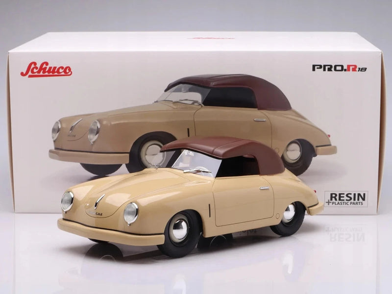 Schuco 1:18 Porsche 356 Gmund beige 450029600 Resin Model Car Model