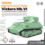 MRY-SFW SS144575 1/144 Military Model Kit British Vickers Mk.VI Light Tank Model