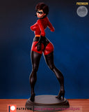 Peach Figure Mrs Incredible Elasti-girl 1/6 1/4 scale figure DIY kit unpainted Model