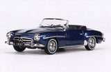 GFCC 1/64 Scale  190 SL 1957 Blue Diecast car Model Toy Gift Model