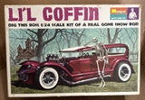 Vintage Monogram Li'l Coffin Ford Hot Rod 1:24 Model BOX ONLY Model