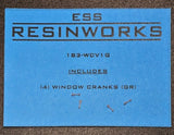 1/24 1:25 SCALE WINDOW CRANKS ESS RESINWORKS 183-WCV1G Model