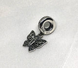 Authentic PANDORA SS Butterfly CZ Charm LOVE TAKES FLIGHT  #791255CZ Charms