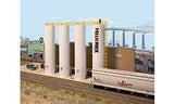 Walthers Cornerstone 933-4146 HO Plastic Pellet Plant Background Kit Model