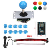 RAC-D300 DIY Arcade Kit ?C 5-Pin Joystick + Buttons ?C 2-Player Fightstick Build Model