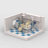 MOC Dental Treatment Room Building Block Model Kit Toy Gift 177 Pcs Model