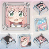 Anime Anya Forger Transparent Shine Though Keycaps for Cherry MX Keyboard Gifts Model