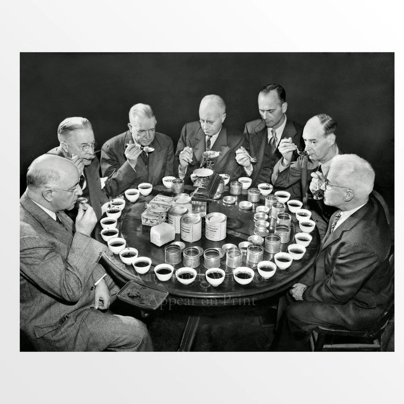 Vintage 1947 U.S. Tea Experts Board Photo , Giclee Fine Art Print Model