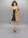 1/6 Female soldier Overcoat model windbreaker jacket long Coat outfit Model Toys Model