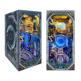 IBOHEYE DIY Book Nook Kit Sci - Fi 3D Wooden Puzzles Adults & Beginners SQ-27 Model