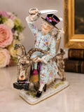 Antique Meissen Porcelain Count Br¨¹hl¡¯s Tailor Riding Goat Figurine Model 171 Model