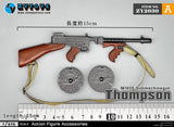 1: 6 Thomson M1928 Gun Model Approximately 15CM Simulated Alloy Ornament Model