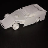 1/25 Dirt Modified 3D Printed Model Kit Unassembled Dirt Track Race Car DIY IMCA Model
