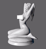 1/24 resin figures model kit Kneeling Beauty Girl unassembled unpainted Model