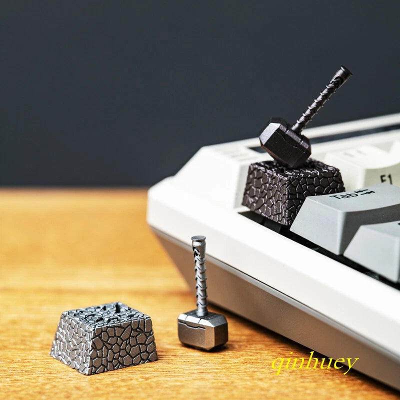Thor Hammer Keycap Mjolnir 3D Key cap Light transmission For CHERRY MX Keyboard Model