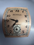 Benrus Vintage Mechanical Model AR 45 Movement 17 Jewels with dial for parts Model