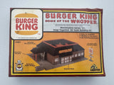 AHM 15401 Burger King Restaurant HO Scale Lighted Building Kit NIP Sealed Model