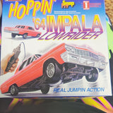 Lindberg Hoppin '64 Impala Lowrider Snap-Fit Car Model Kit Red Model