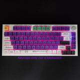 EVA01 NEON GENESIS EVANGELION Mecha01 Keycap Set PBT XDA for Mechanical Keyboard Model