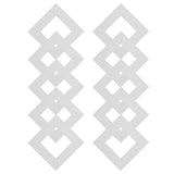 White DIY Picture Frame Matting for Photo Display Smooth Paper Decor Board Model