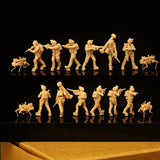 1/144/87/72/64 Modern Chinese Marine Corps 6 Special Forces Figures Unpainted Model