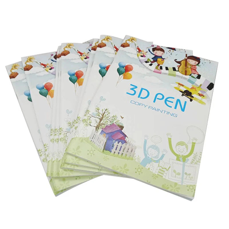 3D Printing Pen Album Board Pla Pcl Drawing Template Paper Molds Copy Board Model