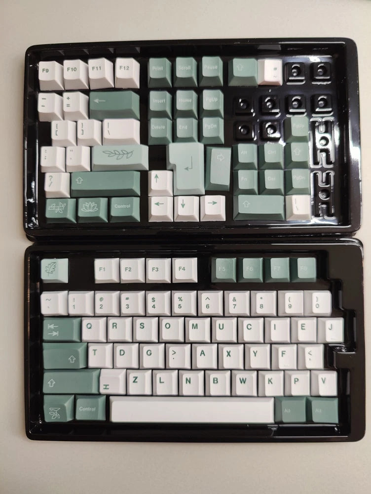 PBT Keycaps 100 Keys Botanical Garden Dye-Sublimation Cherry Profile Keycaps Model