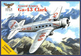 SOVA Models 1/72 GENERAL AVIATION Ga-43 CLARK Swiss Air Model