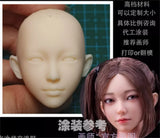 1/6  Head Sculpt Expression  Head Carving cute girlAnime  Model Fit 12'' figure Model