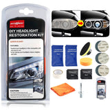 DIY Headlight Restoration Kit Car Light Headlamp Lens Polishing Sanding Repair Model
