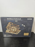 New ROKR Marble Parkour Marble Run 254pcs Plywood Model Kit/UNOPENED Model