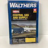 Ho Walthers Cornerstone # 933-3011 Central Gas And Supply Kit Brand New Model