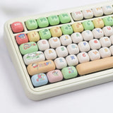 Cute Boys Anime MOG Profile Dyesubs PBT Keycap Set Model