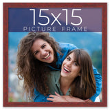 15x15 Frame Brown Solid Wood Picture Frame Width 0.75 Inches | Interior Frame De Model