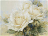Needlework Craft Full Embroidery DIY Counted Cross Stitch Kits Three White Roses Model
