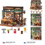 ROBOTIME DIY Tiny House Kit, Miniature House Kit for Adults to Build, Mini Ho... Model