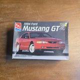 AMT Ertl 1994 Ford Mustang GT Model Kit 1/25 Red NEW Sealed 6178 Skill Level 2 Model