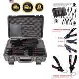 Snap Ring Pliers Set 12pcs Heavy Duty Internal External Circlip Pliers Kit Model