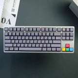 129 Keys Cherry Profile Dye Subs PBT Keycaps Gray 8001 Keycap Set Model